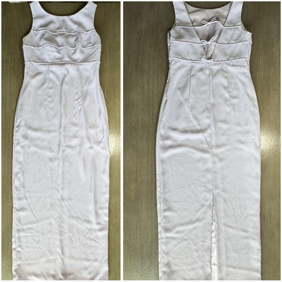 Anthropologie Watters & Watters Gown Maxi Dress 10 Bow